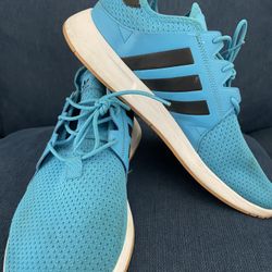 Men Shoes Adidad X_PLR Shock Cyan Size 10.5