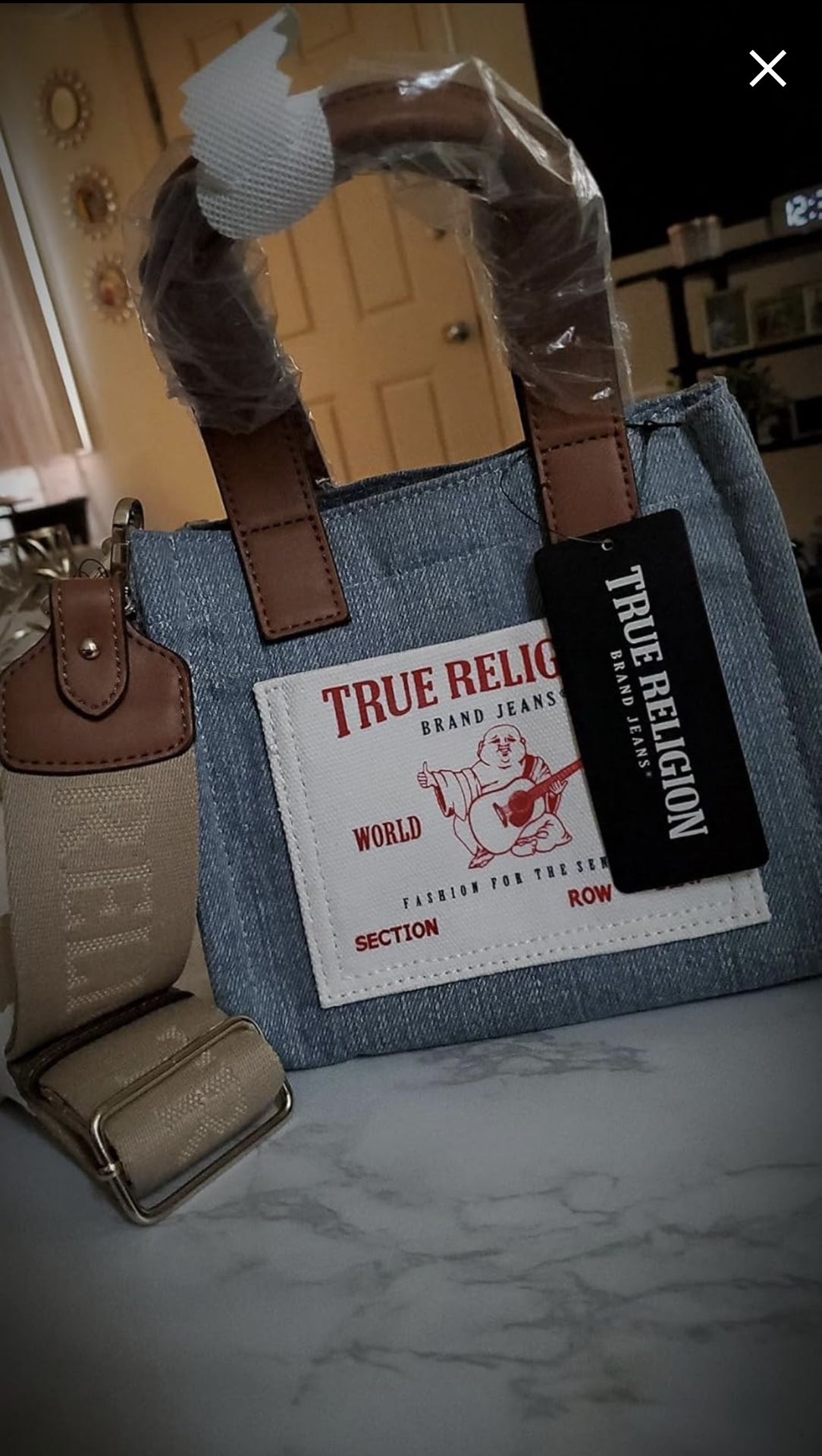 True Religion Mini Tote Bag (Multiple Colors Available)