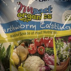 Organic Earthworm Castings 12lbs