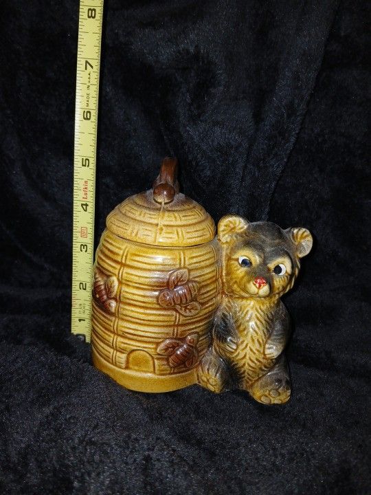 Vintage Honey Bear Honey Pot