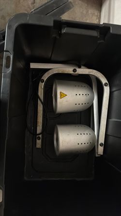 Used winco freestanding Heatlamp aluminum