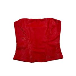 RED CORSET TOP