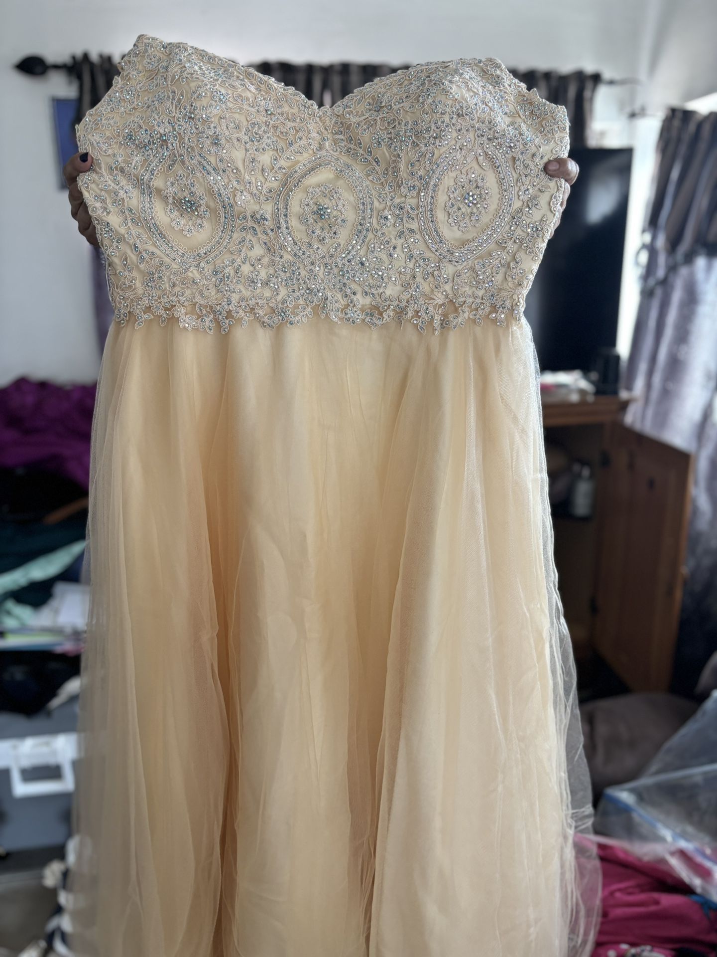 Champagne Formal Dress