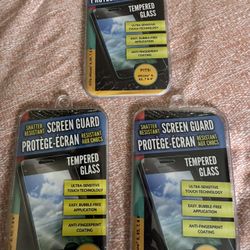 iPhone Tempered Glass For Models 6,6s, 7&8 (might Be Compatible With SE) -Lot Of Three 