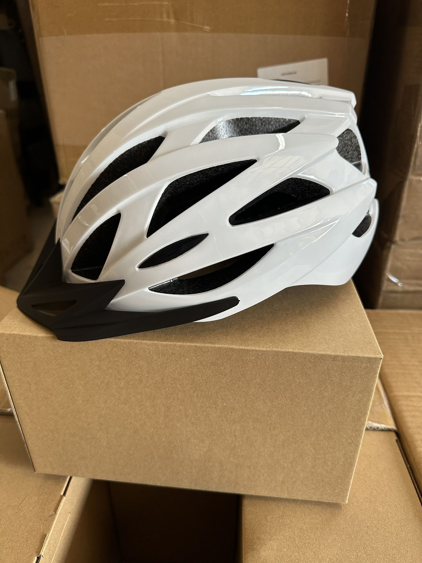 Bike Helmets for Adults, Mountain Bike Helmets for Men with Visor, Adjustable Fit Bicycle Helmet for Women, Road Recreational Cycling Helmet