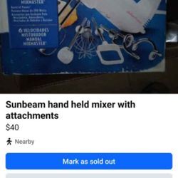 Sunbeam Mixer 