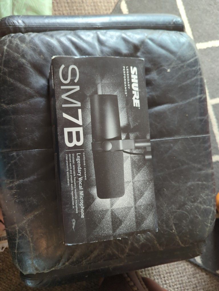 Shure SM7B. and Microphone Stand