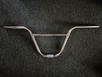 Rant Sway BMX Handlebars Chrome 29x8.75” 22.2mm