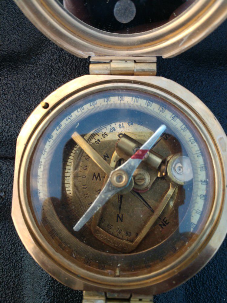 Brass Surveyor Compass