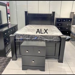 ^Brand New Ashley Queen Bedroom Set 4 Piece.