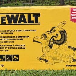 DeWalt 12” Double Bevel Compound Sliding Miter Saw