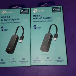 TP-Link USB 3.0 to RJ45 Gigabit Ethernet Adapter (UE306) – Brand New (Set of 2 Available)