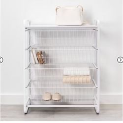 Bright room Brand 4 Shelf Metal Organizer 