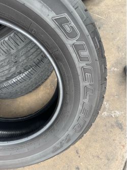 One tire 255/70/18.