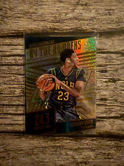 Anthony Davis Pelicans Evolution By The Numbers Card