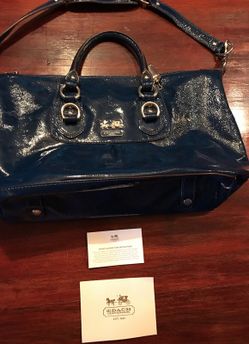 Coach Patent Leather Handbag