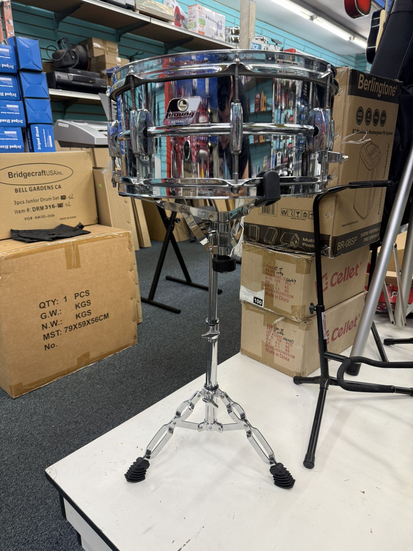 Ludwig Chrome Vintage Snare 14” X 8”