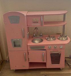 Pretend Pink Kitchen