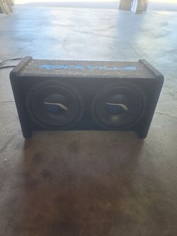 Rockville dual 8in subwoofer