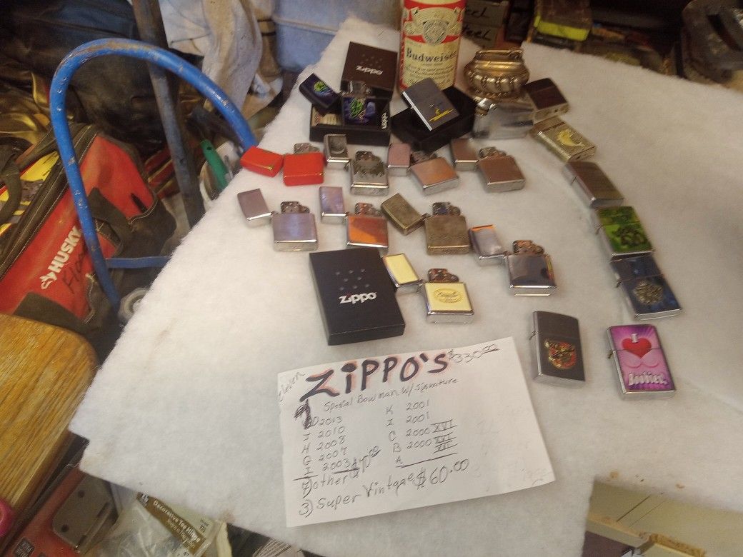 Help Me Sell My ZIPPO Lighter Collection