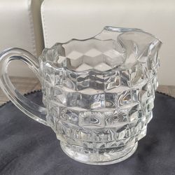 Vintage fostoria American 6-in ice lip picher