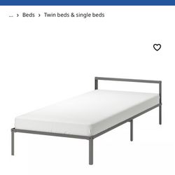 IKEA Twin Bed Frame And Bed Base