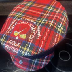 Scottish Tam, unisex, NEW, adjustable fit, purchased at the home of golf Scotland, $49
