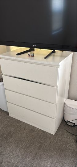 White dresser