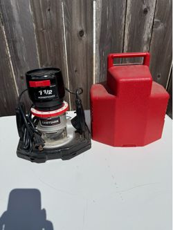 Craftsman 1-1/2 HP Router in Case – Gently Used