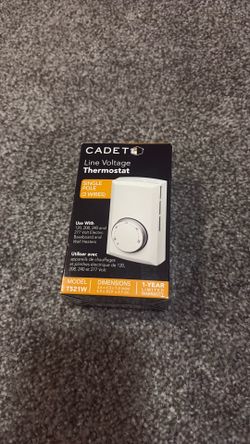 Cadet single pole thermostat