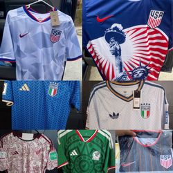 Soccer Jerseys and hats