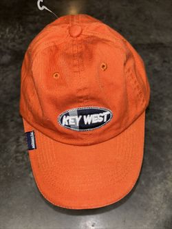 Collectible Souvenir Key West FL USA Hat Adult Cap Orange SnapBack Adjustable