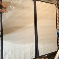 2twin Xl Box Spring And Metal Frame For A King Mattress. (mattress Not Included)