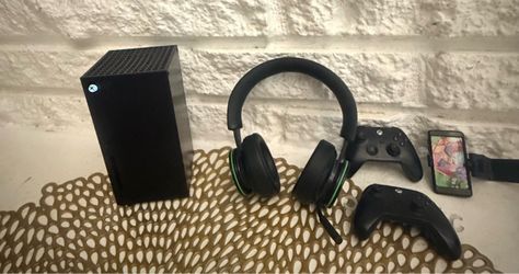 American Girl and Xbox Gaming Set