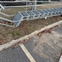 12 Step Rolling Safety Ladder - Assembled with 10" Top Step