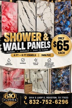 SHOWER /wall panels 8x4