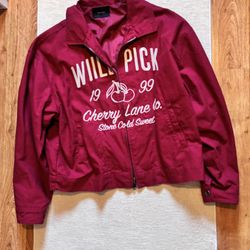 Pacsun Denim Cherry Jacket