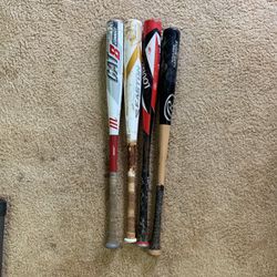 -3 Baseball bat Collection