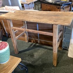 Tall Rustic Console Table SKU  WTF2PK