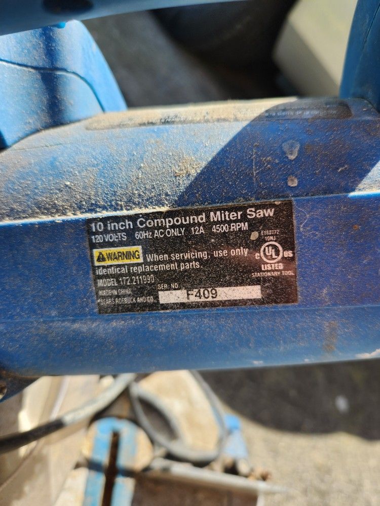 Sears And Roebuck Miter Saw