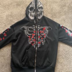 Black Skull Hoodie 