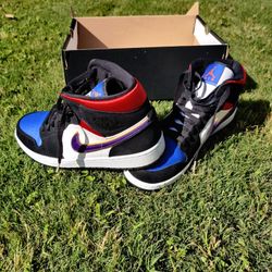 Jordan 1 Mid Se Lakers Top 3