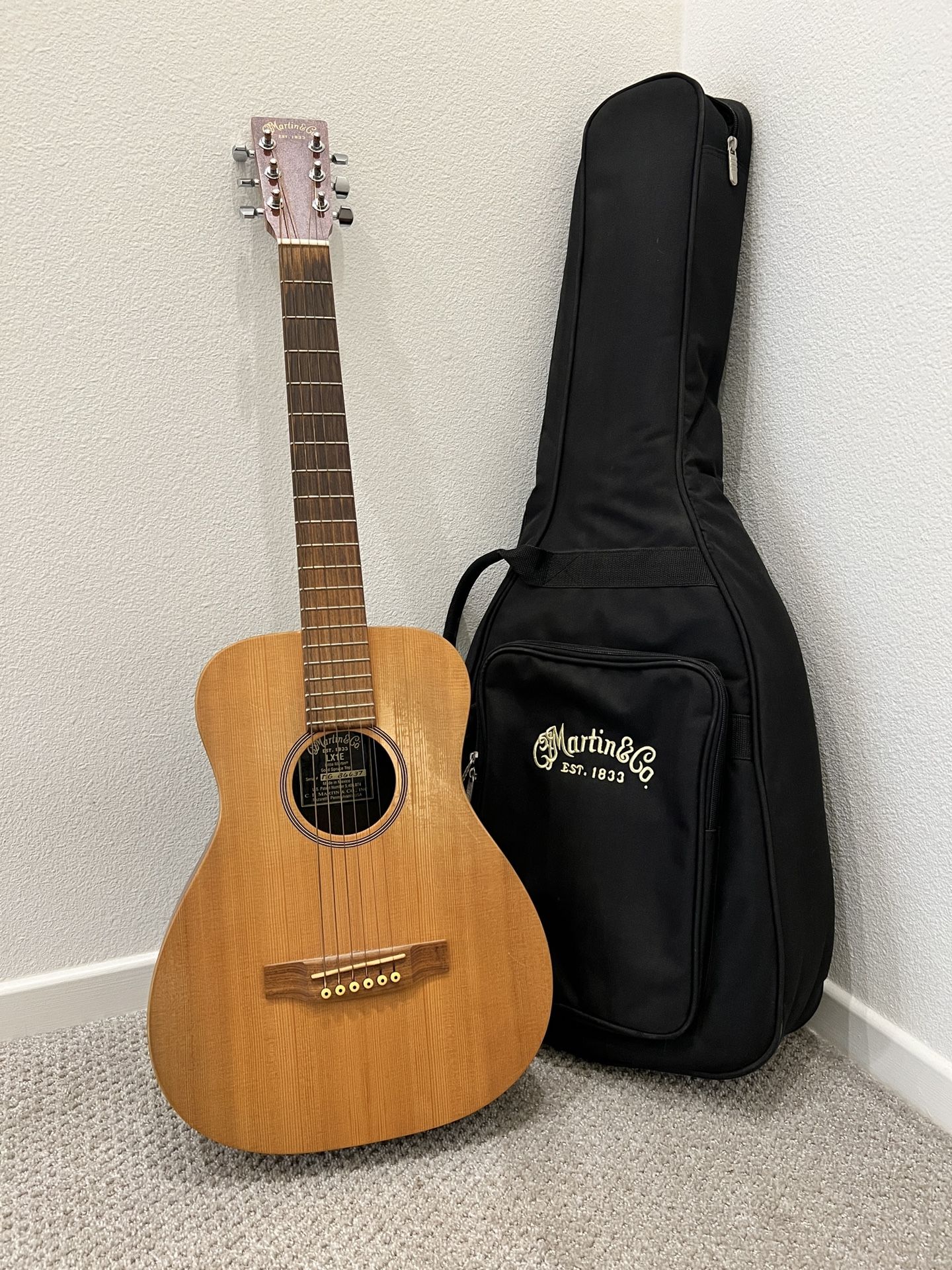 Little Martin LX1E Acoustic Electric Guitar Solid Spruce Top With Soft Case,All Products : American Fashion Style Bags On Sale