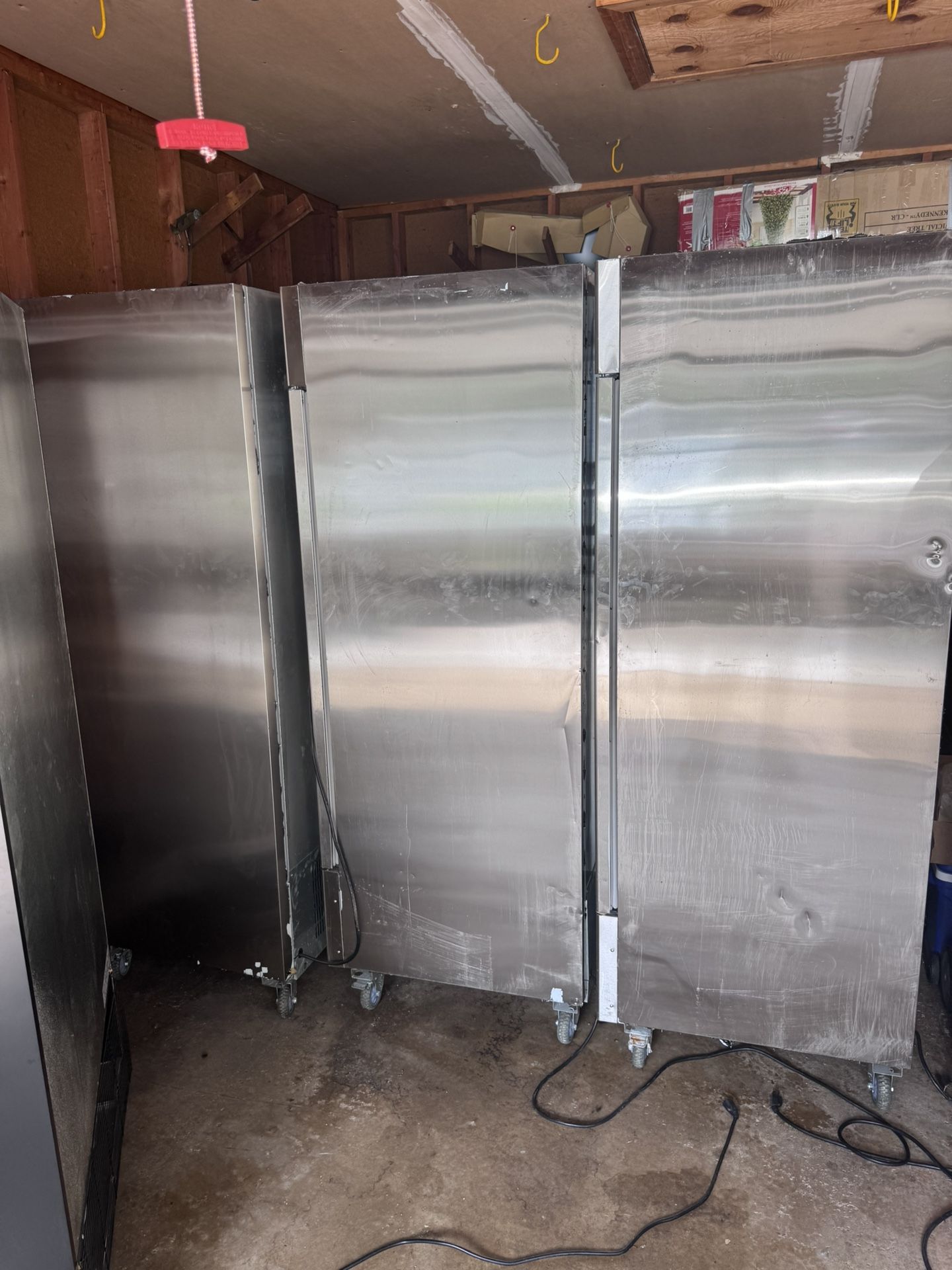 3 Kalifon 54” WCommercial Freezer/ Refrigerators 1 Beverage Cooler