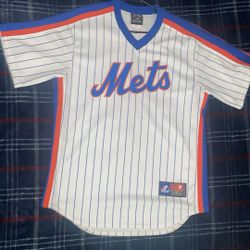 Vintage Tug McGraw New York Mets Jersey Mens Medium Majestic Batting Made in USA