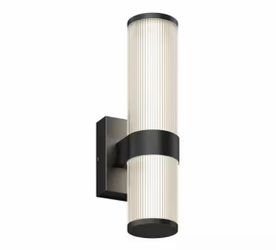 Artika Mirado 5 in. 5CCT 1-Light Matte Black Integrated LED Sconce Wall Light