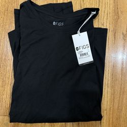 Figs Under Scrub Super Soft Crew size large. NWT