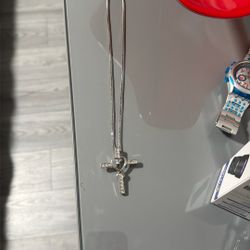 Cadena/ Dije Silver 925 / Rodio 