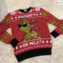 Adults Grinch Christmas Sweater 