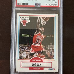 1990 Fleer Michael Jordan #26 PSA 8 Chicago Bulls
